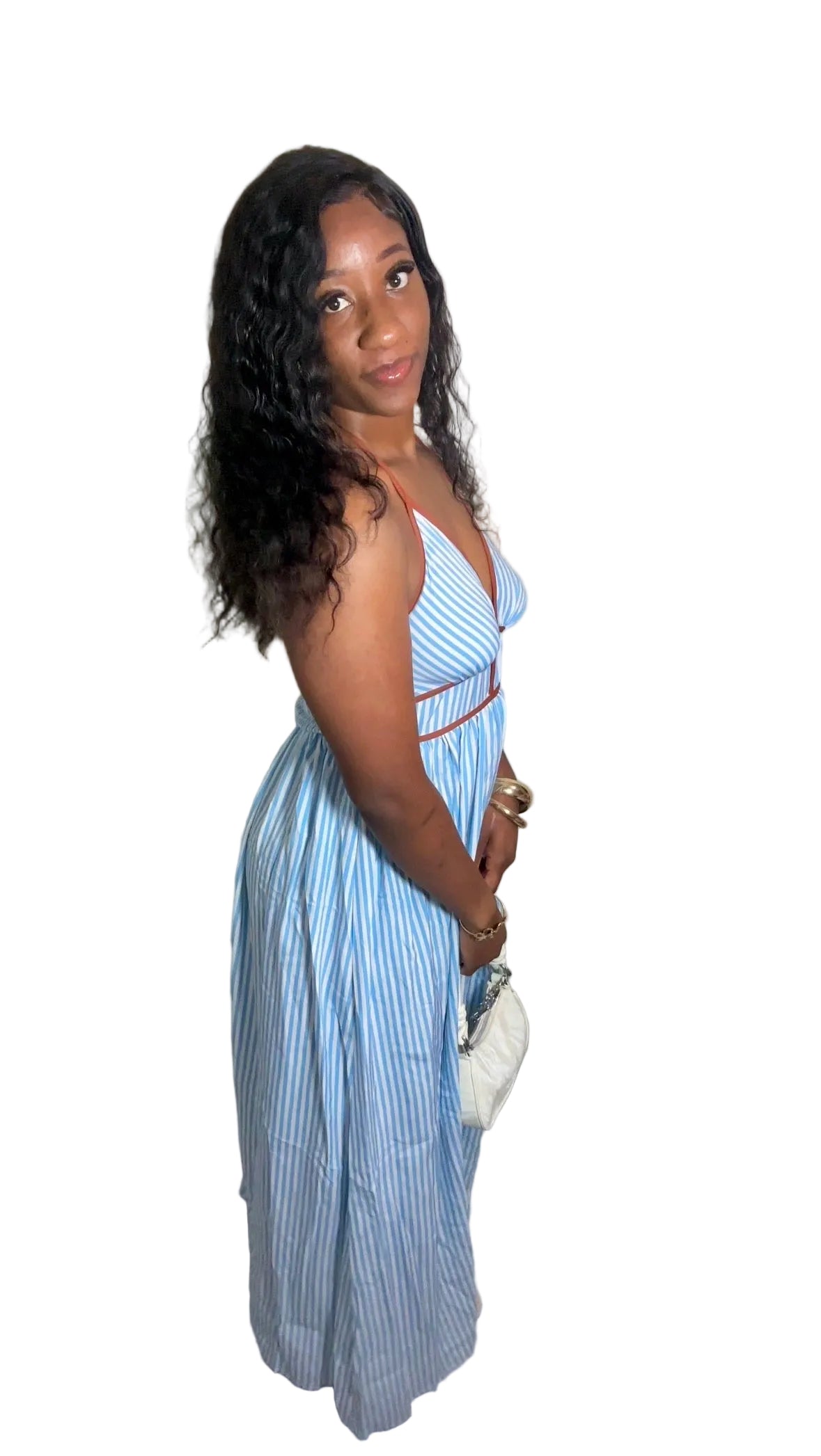 Cutesy Gauze Maxi Dress