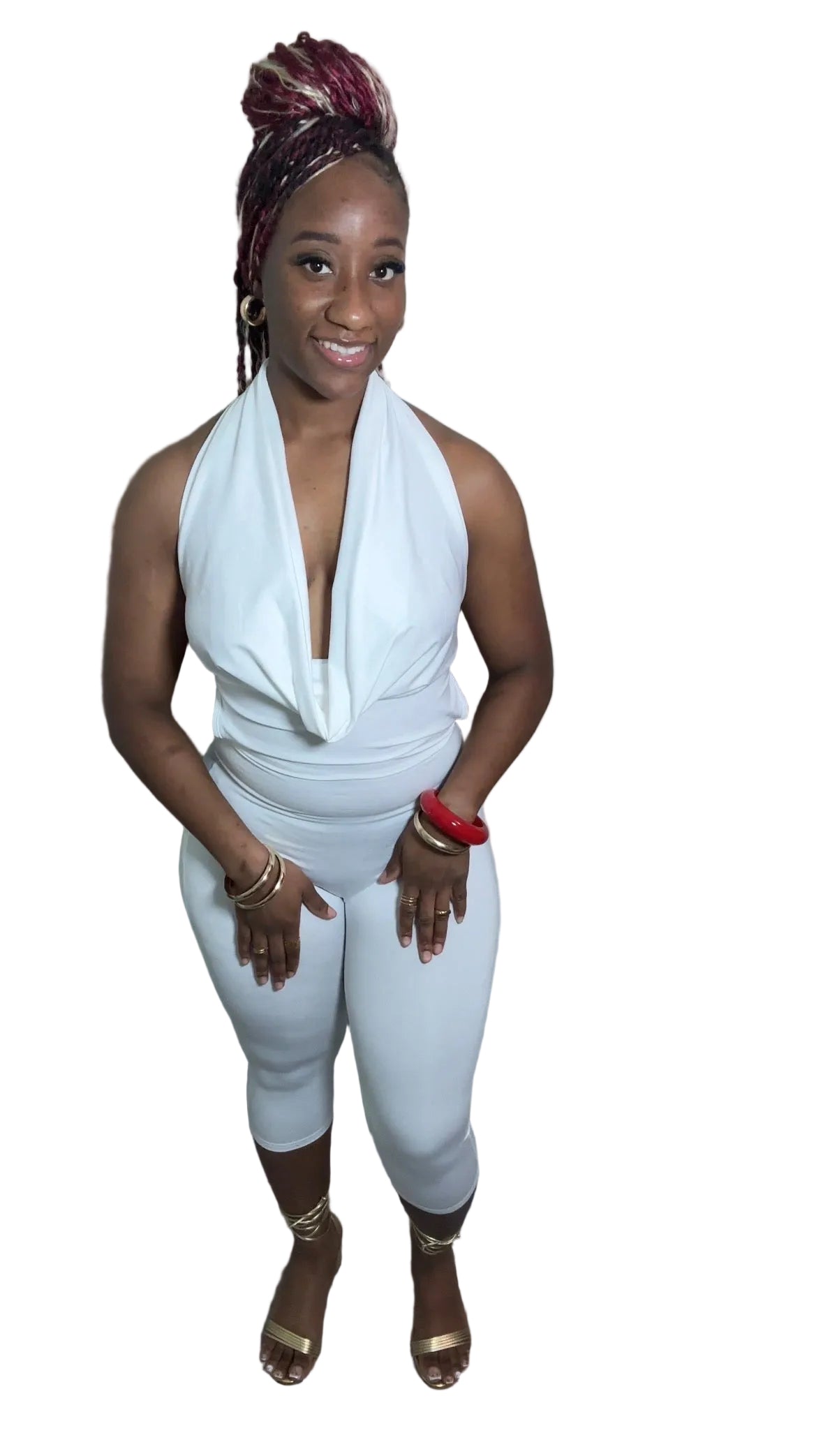 Blissful Moments Capri Romper