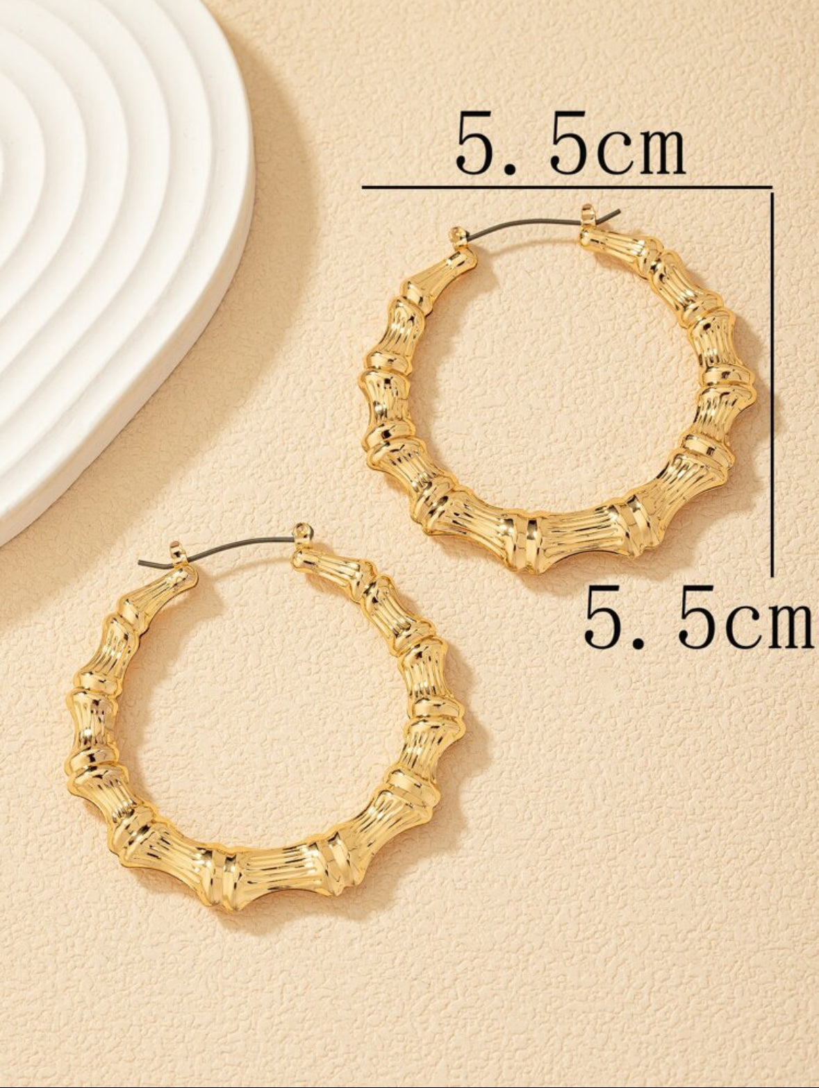 Bamboo earrings